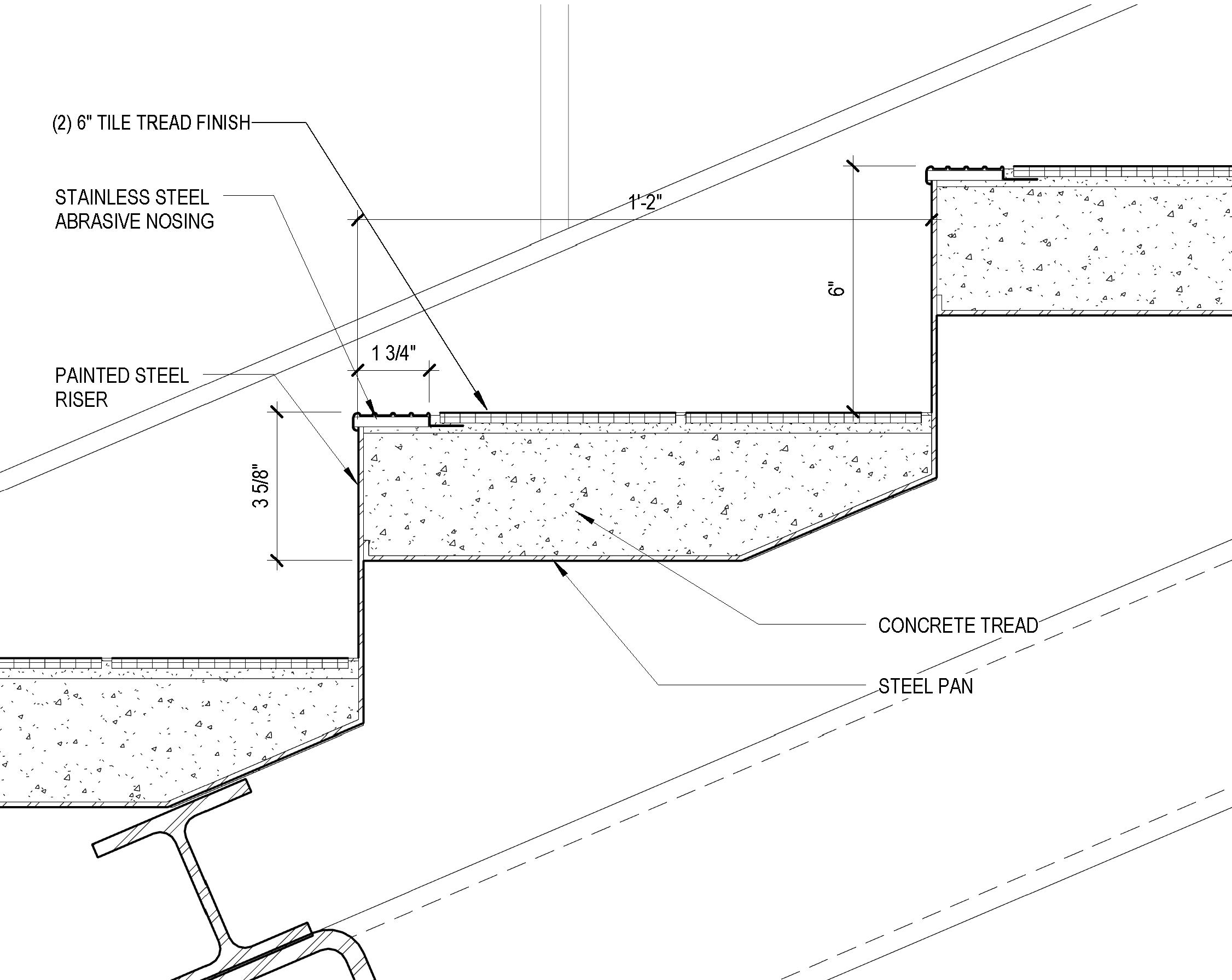 Concrete And Steel Stair Details Concrete And Steel Stair Details